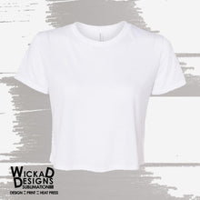 Load image into Gallery viewer, Bella Canvas - 8882 Flowy Crop Top Short Sleeve T-Shirt (Women)
