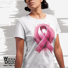 Load image into Gallery viewer, (HOPE) Unisex Breast Cancer Awareness T-shirt
