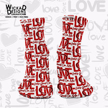 Load image into Gallery viewer, Love Looks: Unisex Adult Crew Socks (Holiday)
